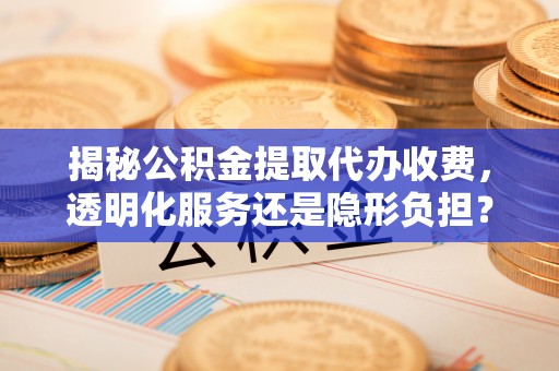 安吉揭秘公积金提取代办收费，透明化服务还是隐形负担？